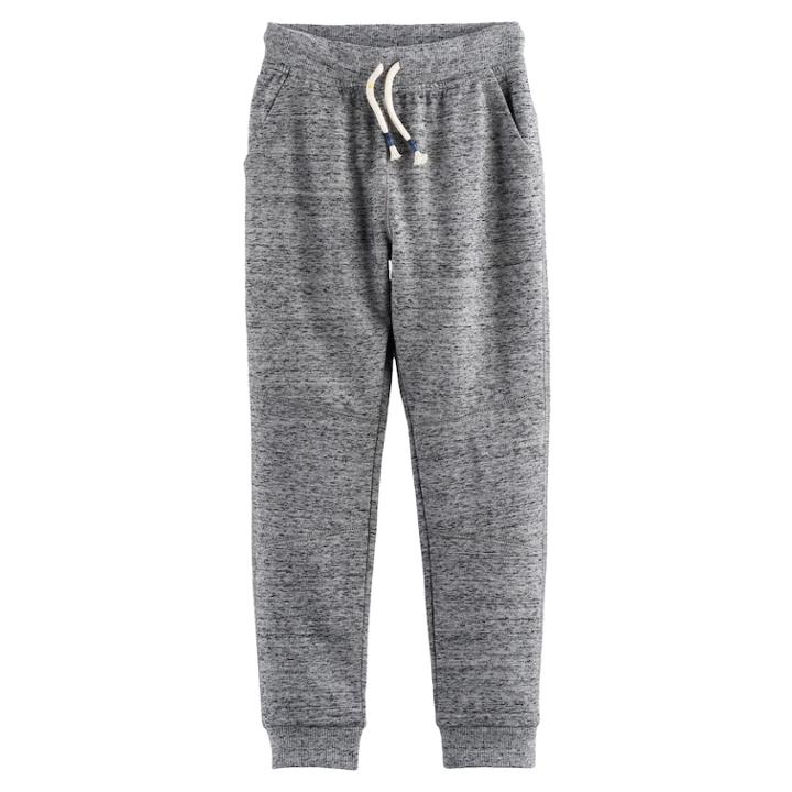 Boys 4-7x Sonoma Goods For Life&trade; Marled Jogger Pants, Size: 6, Med Grey