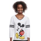 Disney's Mickey Mouse Juniors' Classic Graphic Tee, Teens, Size: Medium, White