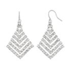 Simulated Crystal Statement Chandelier Earrings, Women's, Natural