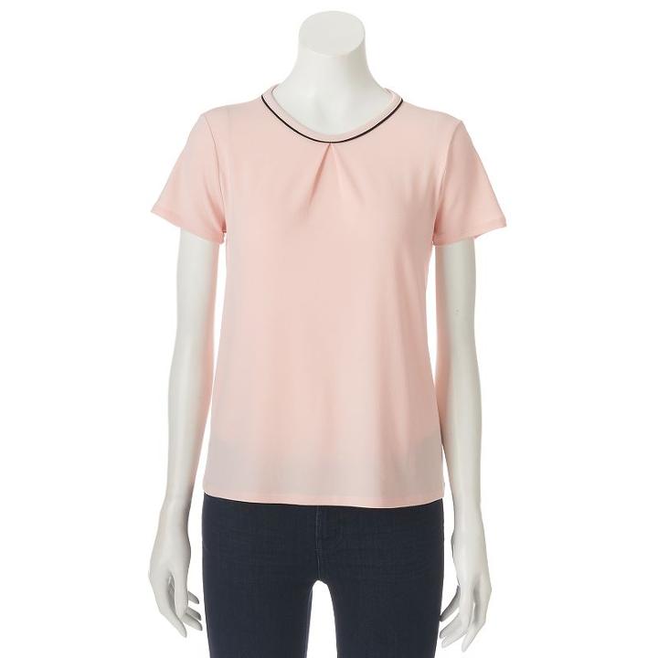 Women's Elle&trade; Gored Tee, Size: Xxl, Lt Orange