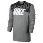 Men's Nike Long-sleeved Graphic Tee, Size: Small, Grey Other