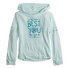 Girls 7-16 Mudd&reg; Varsity Hodie, Size: 16, Lt Beige