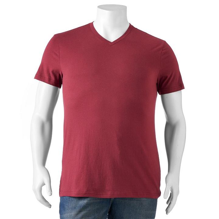 Big & Tall Sonoma Goods For Life&trade; Everyday Tee, Men's, Size: 2xb, Red