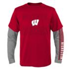 Boys 8-20 Wisconsin Badgers Playmaker Tee Set, Size: M 10-12, Dark Red
