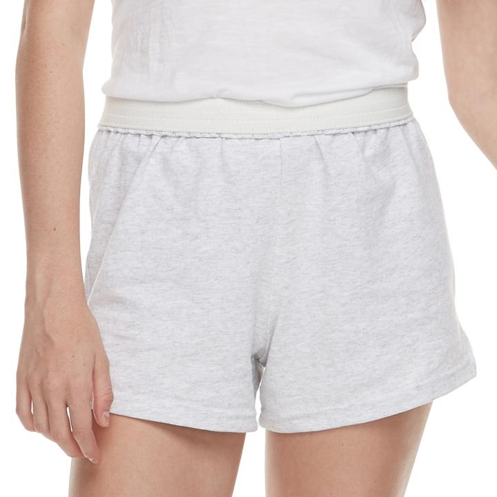 Juniors' Soffe Authentic Classic Shorts, Teens, Size: Large, Light Grey