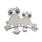 Napier Owl Duo Pin, Women's, White