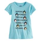 Girls 7-16 Hanazuki Weekly Mood Graphic Tee, Size: Small, Blue Other