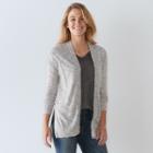 Women's Sonoma Goods For Life&trade; Drop-shoulder Cardigan, Size: Xs, Med Grey