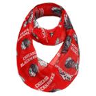 Women's Forever Collectibles Chicago Blackhawks Logo Infinity Scarf, Multicolor