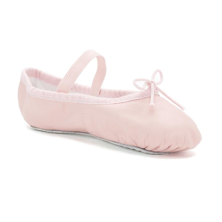 Leo Russe Girls' Ballet Shoes, Size: 6.5t, Med Pink