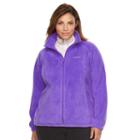 Plus Size Columbia Three Lakes Fleece Jacket, Women's, Size: 2xl, Purple Oth