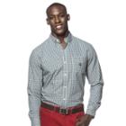 Big & Tall Chaps Classic-fit Plaid Button-down Shirt, Men's, Size: 3xl Tall, Green