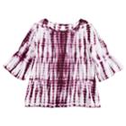 Girls 7-16 & Plus Size Mudd&reg; Bell Sleeve Challis Top, Size: 16 1/2, Drk Purple