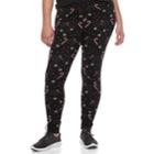 Juniors' Plus Size It's Our Time Print Holiday Leggings, Teens, Size: 2xl, Black