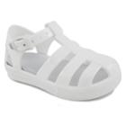 Baby Girl Wee Kids White Jelly Fisherman Sandal Crib Shoes, Size: 6
