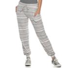 Juniors' So&reg; Low-rise Printed Hatchi Jogger Pants, Teens, Size: Xl, Med Grey
