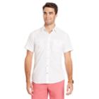 Men's Izod Slim-fit Chambray Button-down Shirt, Size: Xl, White
