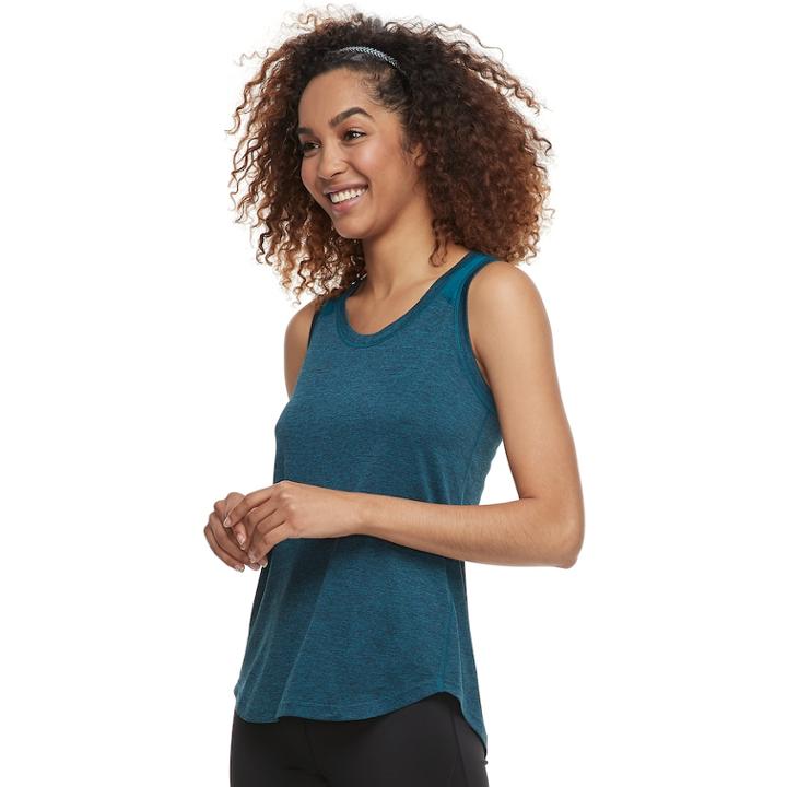 Women's Tek Gear&reg; Performance Base Layer Tank, Size: Xs, Dark Blue