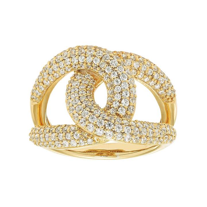 14k Gold 1 1/8 Carat T.w. Diamond Ring, Women's, Size: 7, White