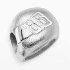 Insignia Collection Nascar Dale Earnhardt Jr. Sterling Silver 88 Helmet Bead, Women's, Grey