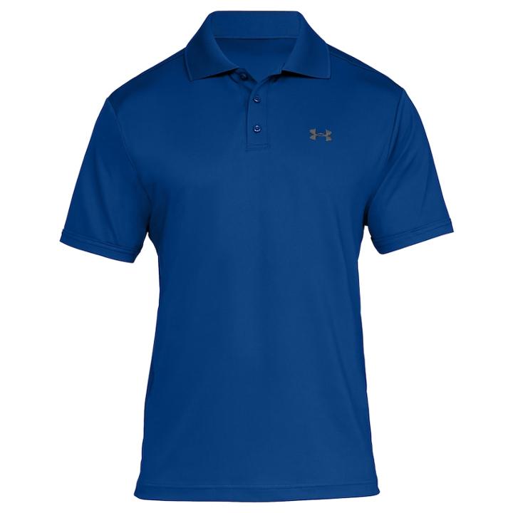 Men's Under Armour Performance Golf Polo, Size: Small, Dark Blue
