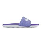 Nike Kawa Print Women's Slide Sandals, Size: 9, Purple