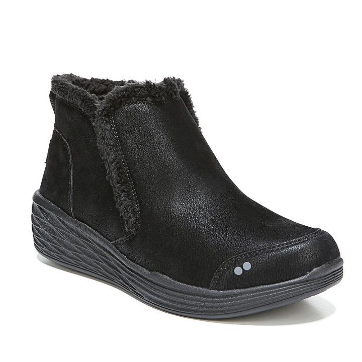 Ryka Namaste Women's Winter Ankle Boots, Size: 8 Wide, Black