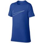 Boys 8-20 Nike Base Layer Swoosh Tee, Size: Small, Blue Other