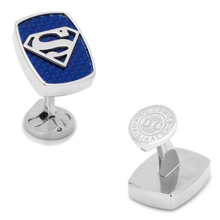 Dc Comics Superman Cuff Links, Men's, Blue