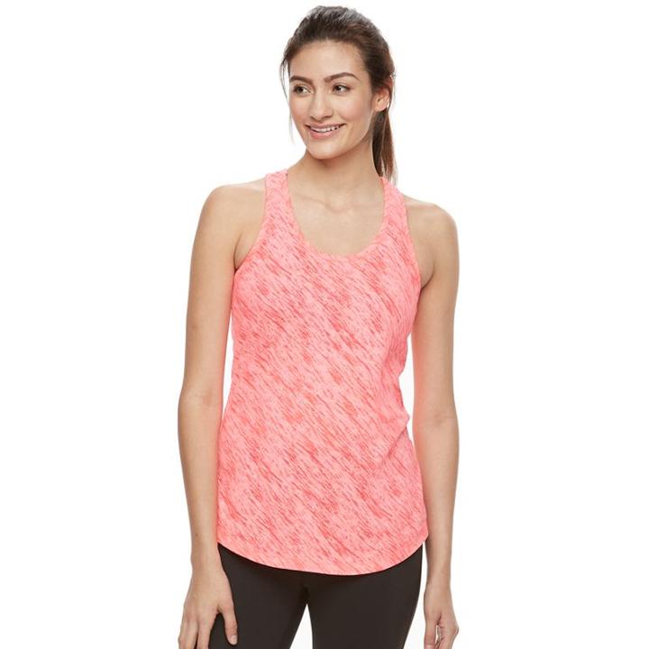 Women's Tek Gear&reg; Burnout Racerback Tank, Size: Small, Brt Pink