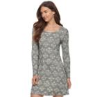 Women's Sonoma Goods For Life&trade; Knit Shift Dress, Size: Xs, Dark Green