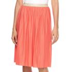 Women's Apt. 9&reg; Pleated Skirt, Size: Xl, Lt Orange