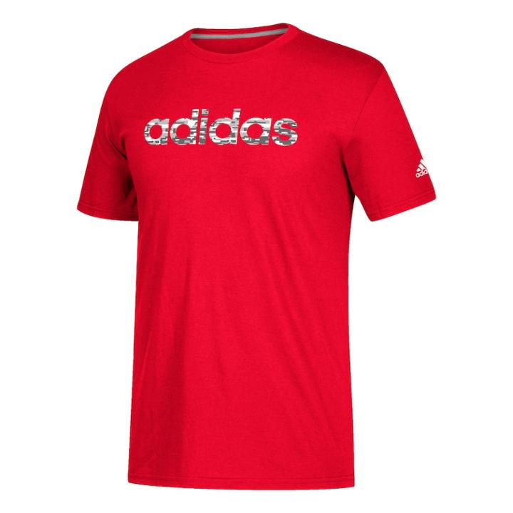 Mens Adidas Logo Tee, Size: Medium, Red Other
