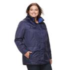 Plus Size D.e.t.a.i.l.s 2-in-1 Jacket, Women's, Size: 2xl, Blue