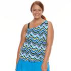 Plus Size Soybu Fin Yoga Tank, Women's, Size: 2xl, Blue Other