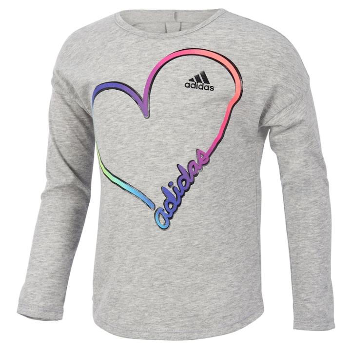 Girls 7-16 Adidas Long Sleeve All Star Tee, Size: Xl, Grey