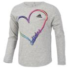 Girls 7-16 Adidas Long Sleeve All Star Tee, Size: Xl, Grey