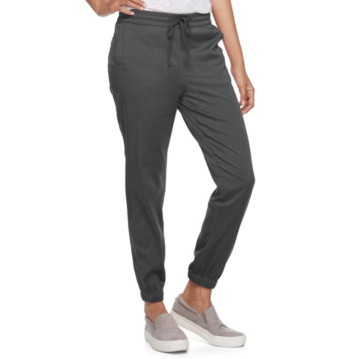 Juniors' Unionbay Erica Jogger Pants, Teens, Size: Xs, Grey Other