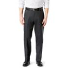 Men's Dockers&reg; Relaxed-fit Signature Khaki Lux Cotton Stretch Pants D4, Size: 32x34, Dark Grey