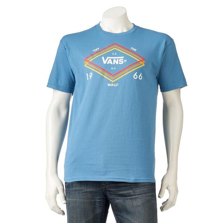 Men's Vans Tri-layer Tee, Size: Xxl, Med Grey