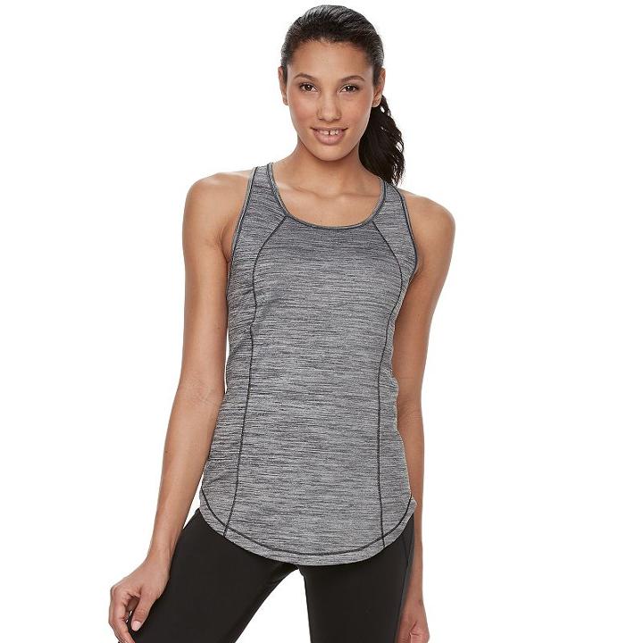 Women's Tek Gear&reg; Dry Tek Performance Tank Top, Size: Medium, Black