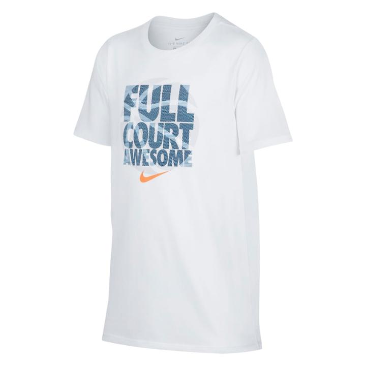 Boys 8-20 Nike Dri-fit Full-court Awesome Tee, Size: Medium, White