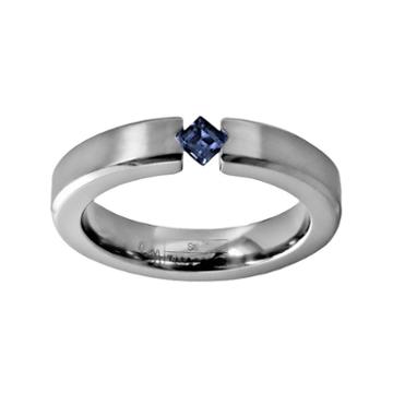 Sti By Spectore Titanium Sapphire Ring, Women's, Size: 6.50, Multicolor