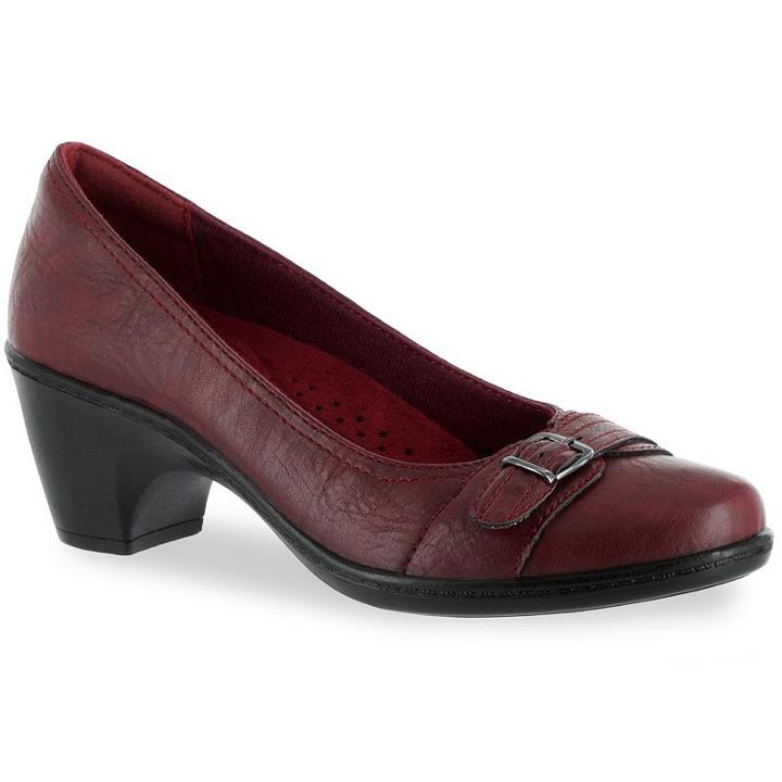 Easy Street Duchess Women's Comfort Dress Heels, Size: Medium (10), Med Red