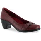 Easy Street Duchess Women's Comfort Dress Heels, Size: Medium (10), Med Red