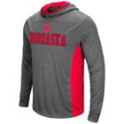 Men's Campus Heritage Nebraska Cornhuskers Wingman Hoodie, Size: Medium, Grey (charcoal)