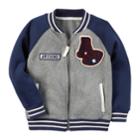 Boys 4-7 Carter's Baseball Zip-up Fleece Sweatshirt, Size: 8, Blue