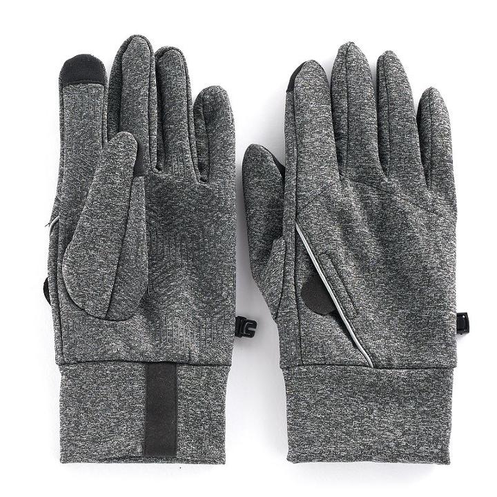 Men's Tek Gear&reg; Warmtek Touchscreen Stretch Gloves, Size: S/m, Dark Grey