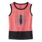 Boys 4-7 Marvel Spider-man Glow In The Dark Tank Top, Size: M 5-6, Red