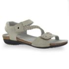 Easy Street Zone Women's Sandals, Size: 8 Wide, Grey